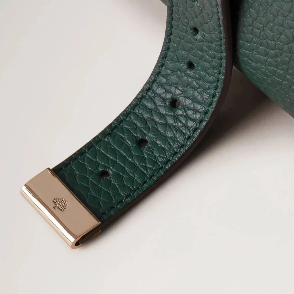 Mulberry 'Alexa' in Mulberry Green Heavy Grain Leather Bag - MSRP $1595 - NWT - Picture 6 of 7